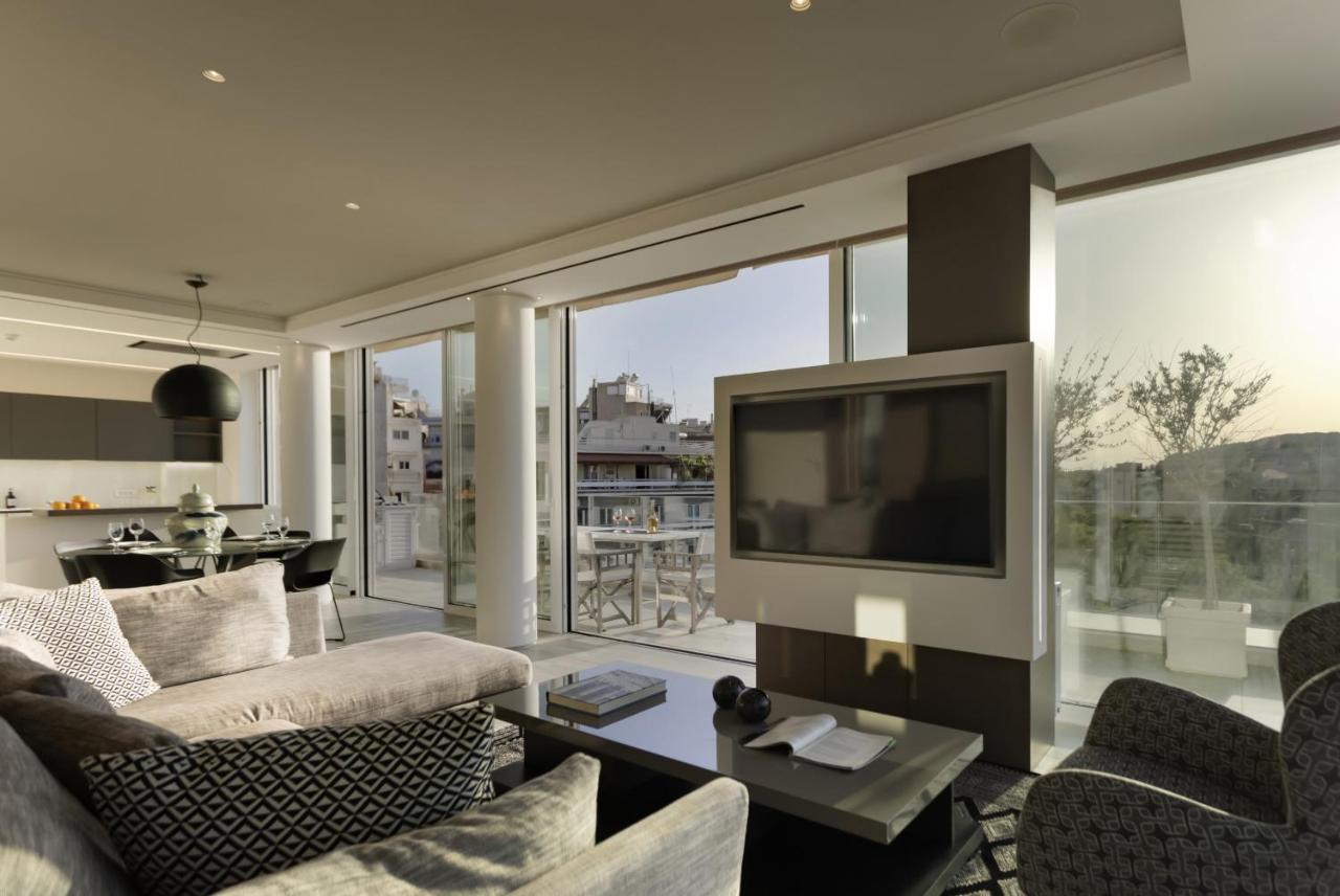 Ueber Lux 2 Bedroom New Penthouse With Acropolis View أثينا المظهر الخارجي الصورة